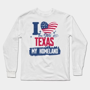 Texas my homeland Long Sleeve T-Shirt